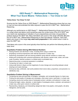 GED Ready - TT all four content areas 06202014renumbered