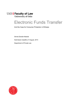 Electronic Funds Transfer