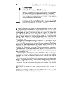 Loneliness