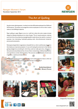 The Art of Quilling