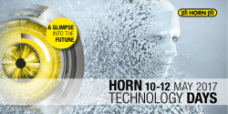 horn technology days