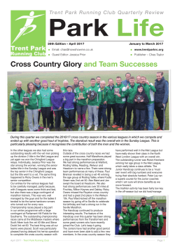 Cross Country Glory and Team Successes