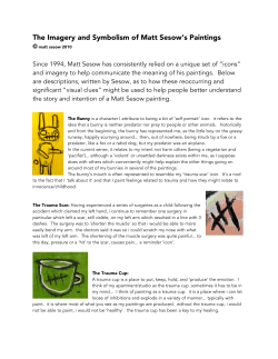 The symbols and icons of Matt Sesow`s paintings