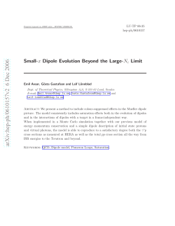 Small-x Dipole Evolution Beyond the Large