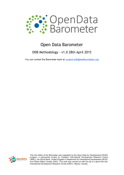 pdf version - Open Data Barometer