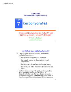 Carbohydrates