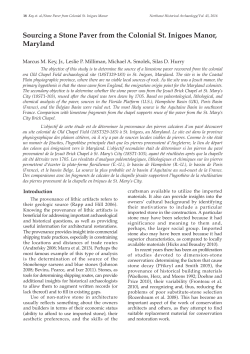 Sourcing a Stone Paver from the Colonial St. Inigoes Manor, Maryland