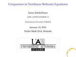 Uniqueness in Nonlinear Beltrami Equations