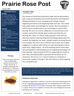 Prairie Rose Post - Prairie Rose Elementary School