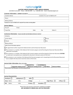Form - National Grid