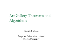 Art Gallery Theorems and Algorithms