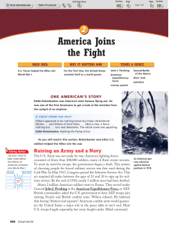 America Joins the Fight