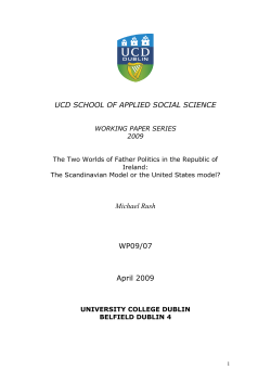 The two Worlds of Father Politics in the Republic of Ireland