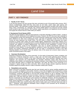 Land Use - Anaconda Deer Lodge County