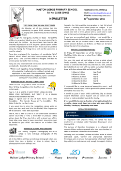 Newsletter 03 23 September 2016