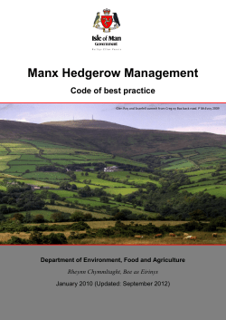 Manx Hedgerow Management