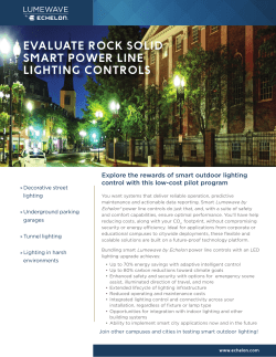 EvaluatE rock solid smart powEr linE lighting controls