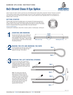 8x3-Strand Class II Eye Splice