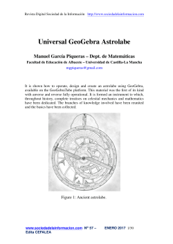 Universal GeoGebra Astrolabe