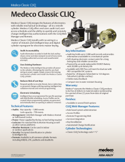 Medeco Classic CLIQ&trade;
