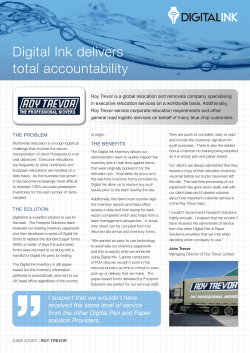 Digital Ink delivers total accountability