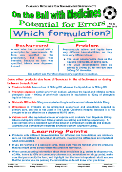 gliclazide tablets have different bioavailability to