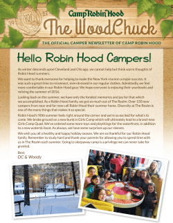 December 2016 - Camp Robin Hood