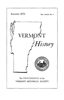 History - Vermont Historical Society