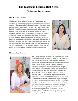 The Tantasqua Regional High School Guidance Department