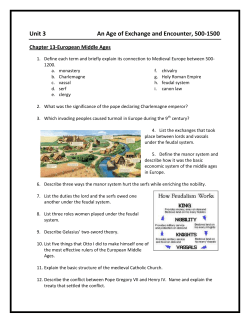 Unit 3 An Age of Exchange and Encounter, 500-1500