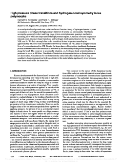 High pressure phase transitions and hydrogen