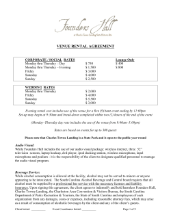 Founders Hall - Lowcountry Park Venues