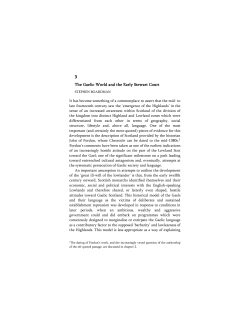 The Gaelic World and the Early Stewart Court