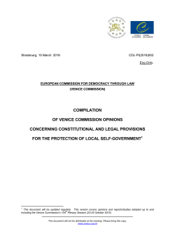 CDL-PI(2016)002 - Venice Commission