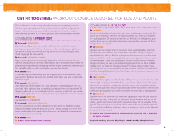 get fit together: workout combos designed for kids and adults