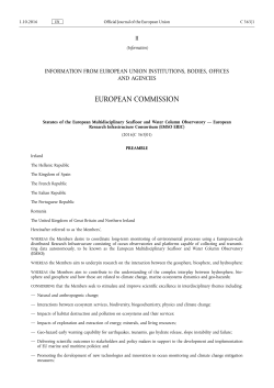 EMSO-ERIC Statutes