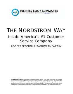the nordstrom way - Semantic Scholar