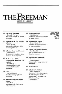 Issue  - Foundation for Economic Education