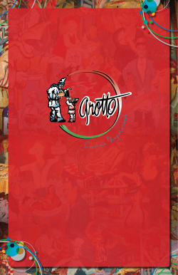 Grotto menu - Golden Nugget