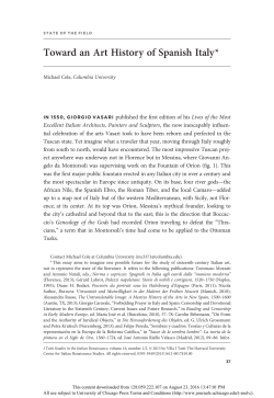 Toward an Art History of Spanish Italy
