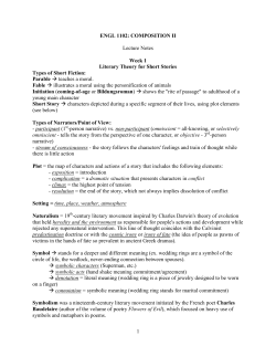 ENGL 1101: COMPOSITION I
