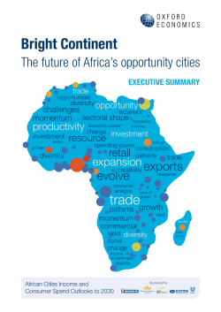 Bright Continent - Oxford Economics