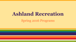 Ashland Recreation