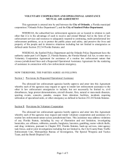 Page 1 of 5 VOLUNTARY COOPERATION AND OPERATIONAL