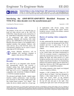 Interfacing the ADSP-BF535/ADSP-BF533 Blackfin