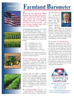 Farmland Barometer - Heartland Ag Group Ltd.