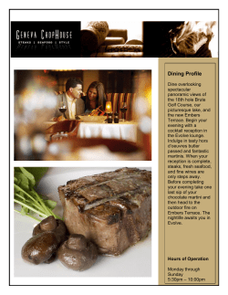 Dining Profile