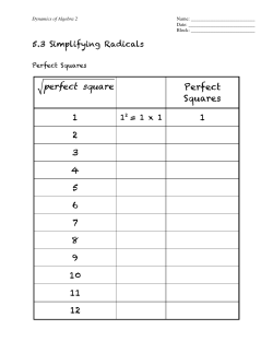 Perfect Squares - monroe.k12.nj.us