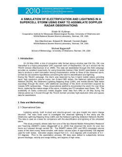 a simulation of electrification and lightning