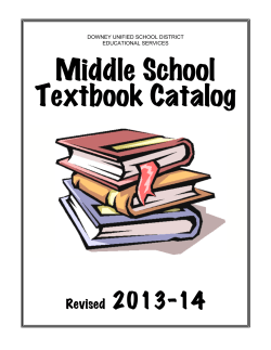 Middle School Textbook Catalog.xlsx
